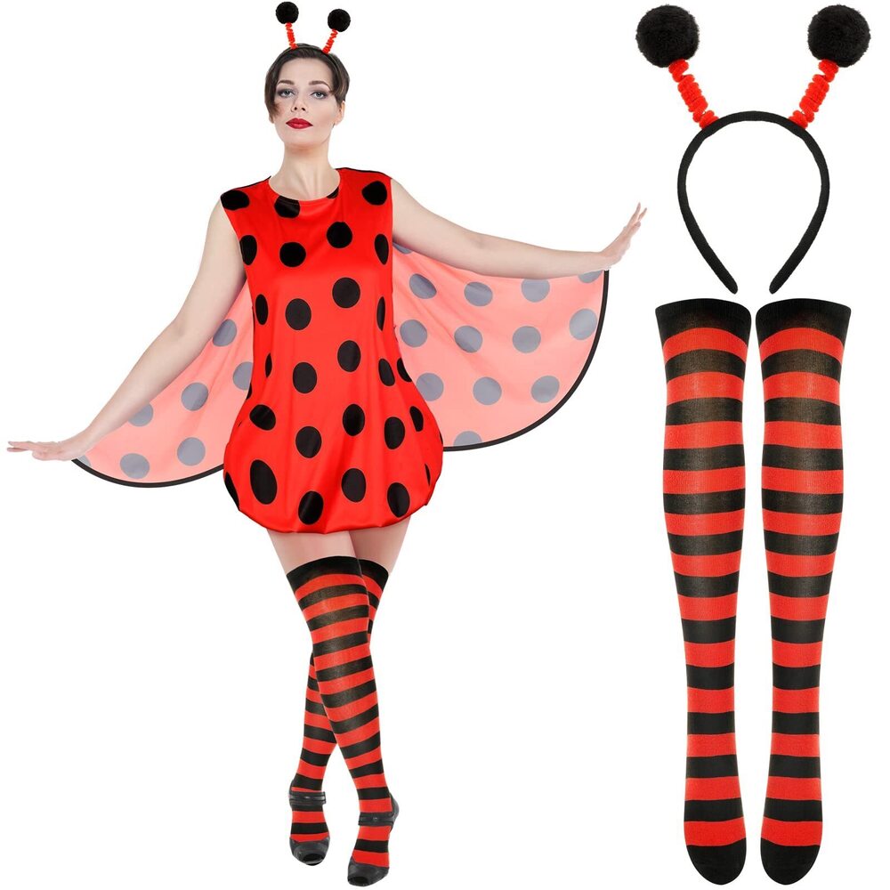 6614 Halloween Ladybug Costume Set Ladybug Costume Dress